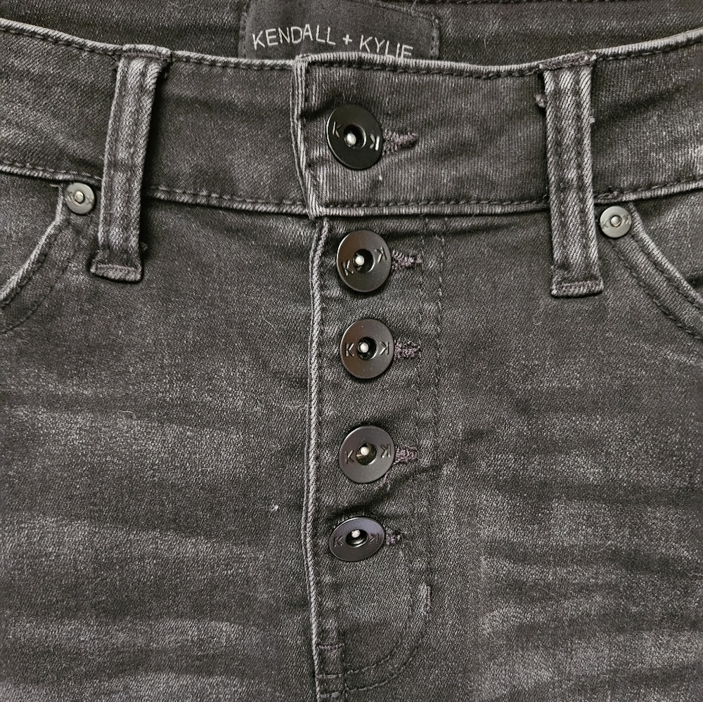 Kendall & Kylie Button Fly Jean Skirt - Picture 4 of 6